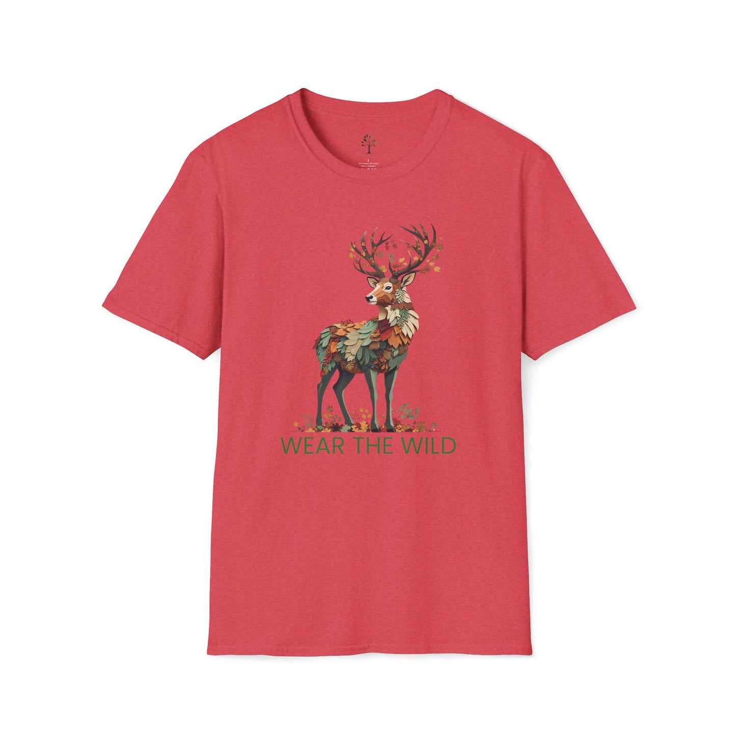 Heather Red | Wear The Wild, front view