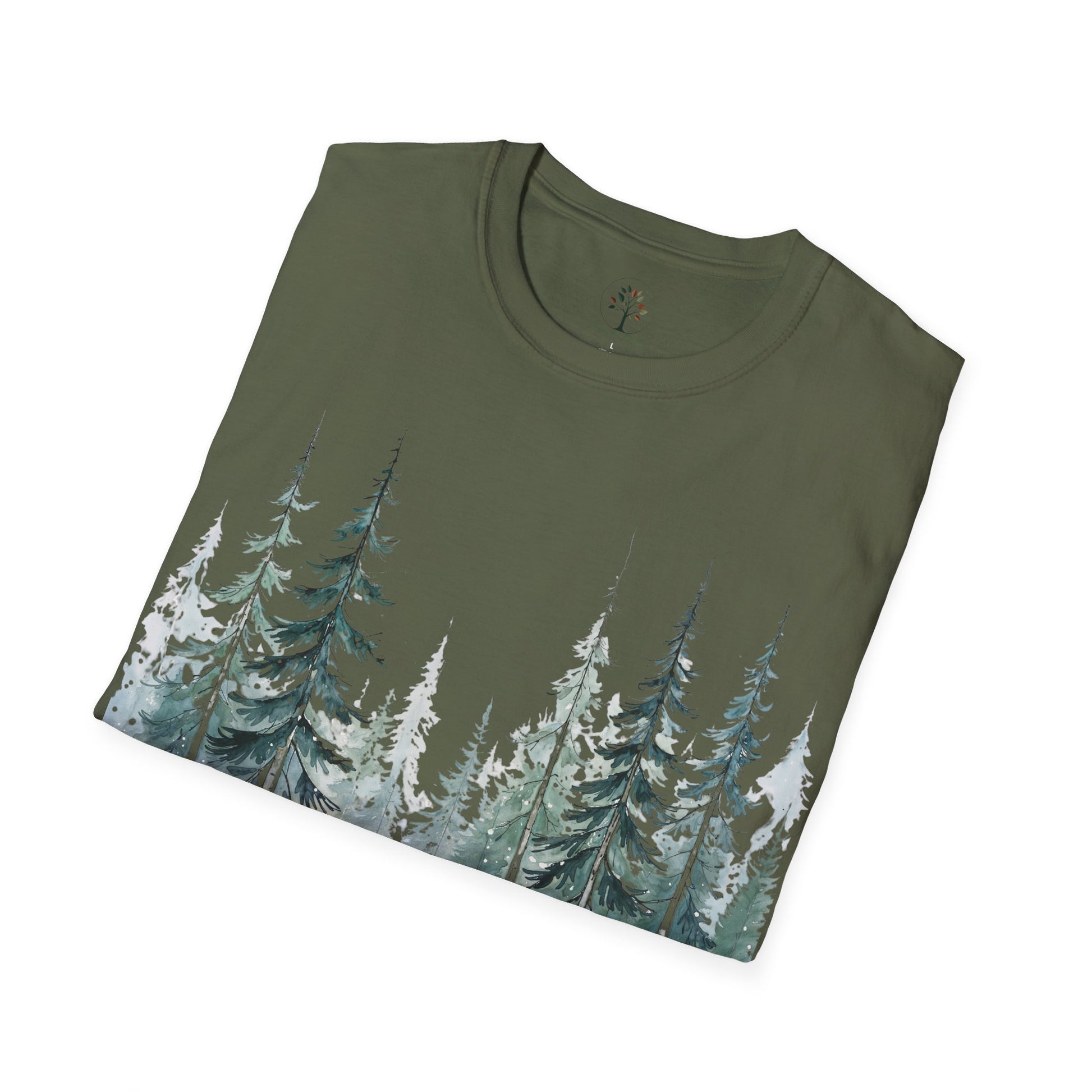 Military Green | Still as the Pines, folded view