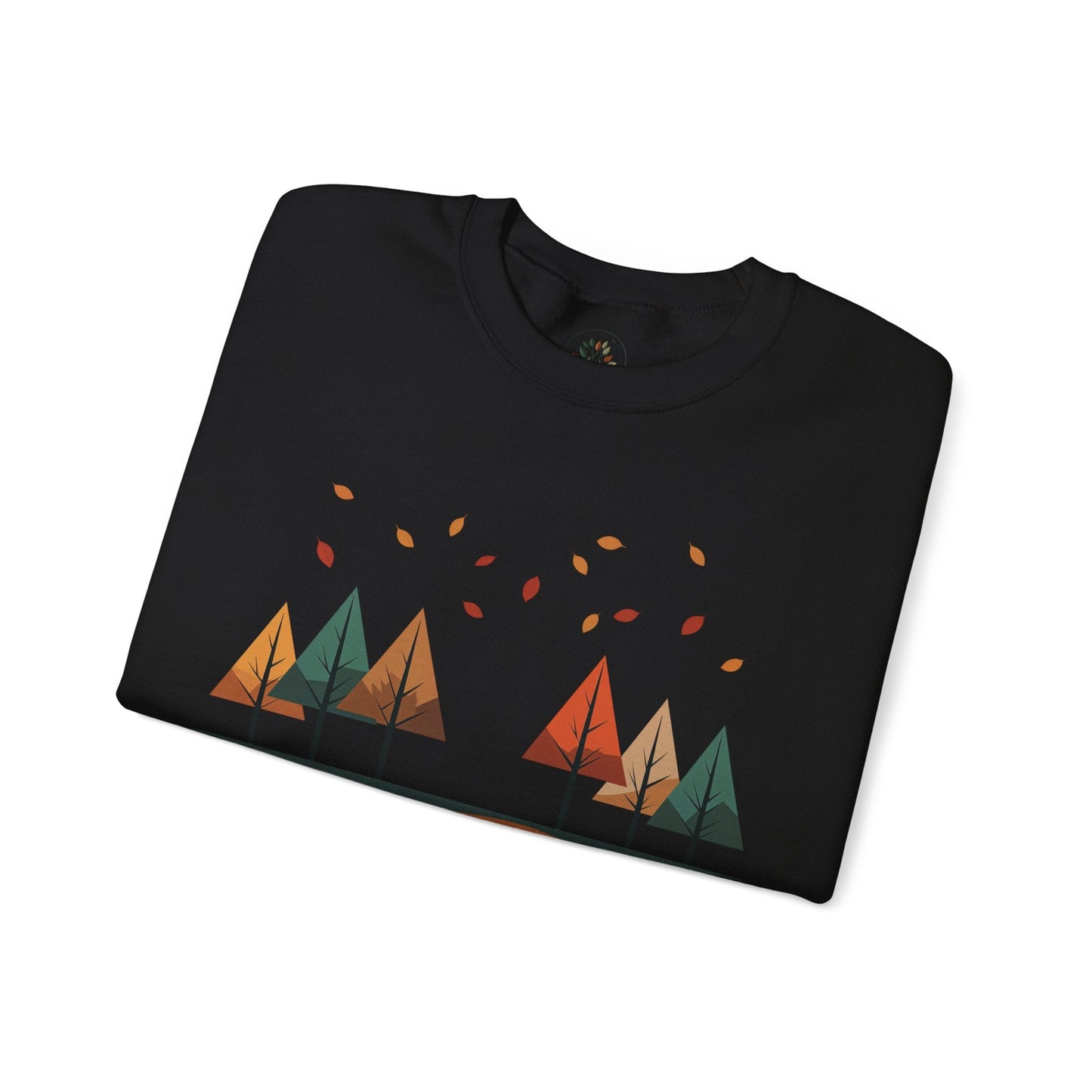 Black | Horizon Fall Sweatshirt, folded view