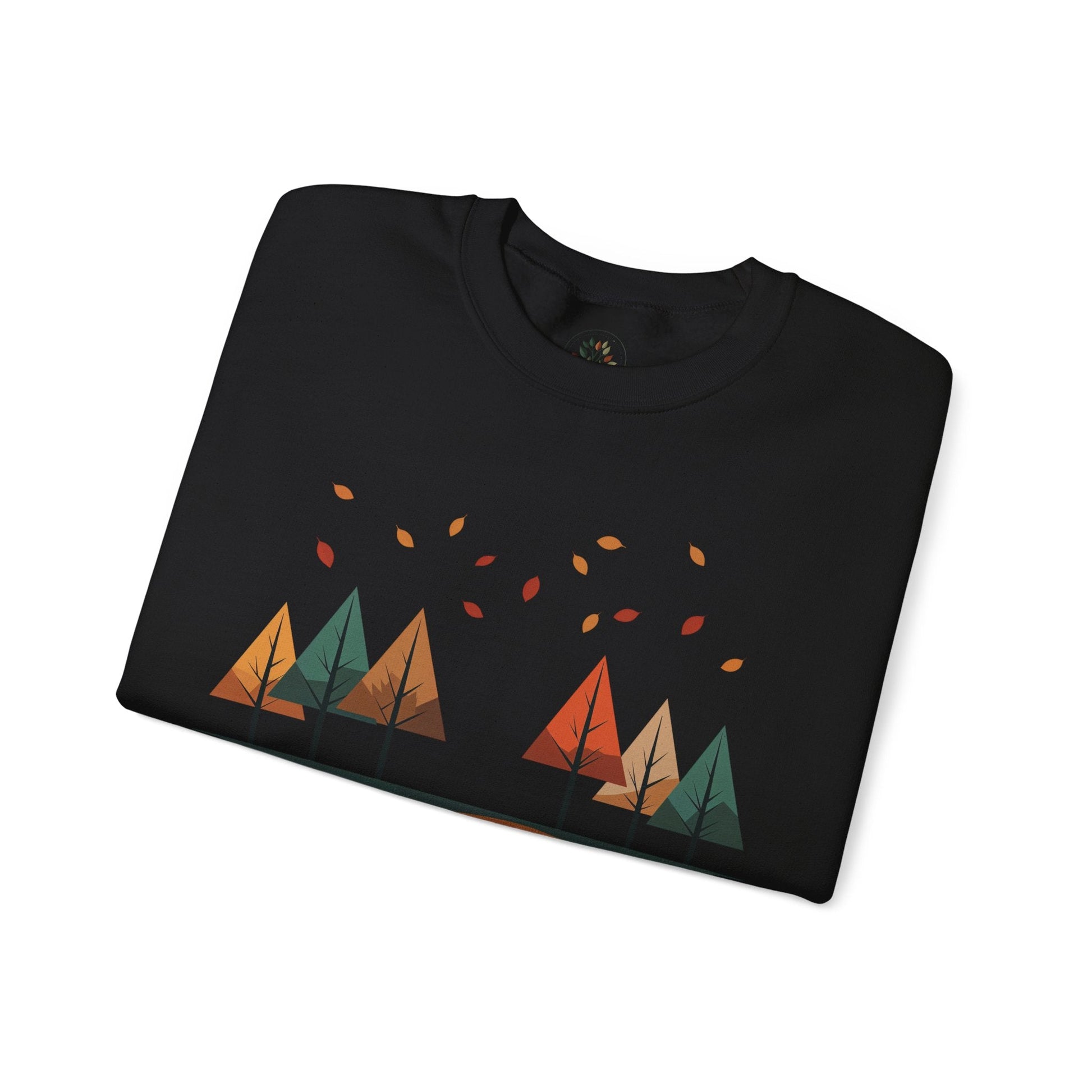 Black | Horizon Fall Sweatshirt, folded view