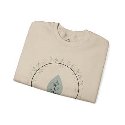 Sand | Leaf of Life Sweatshirt, folded view