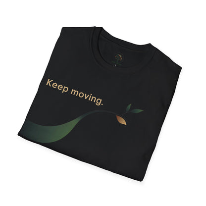 Black | Keep Moving, folded view