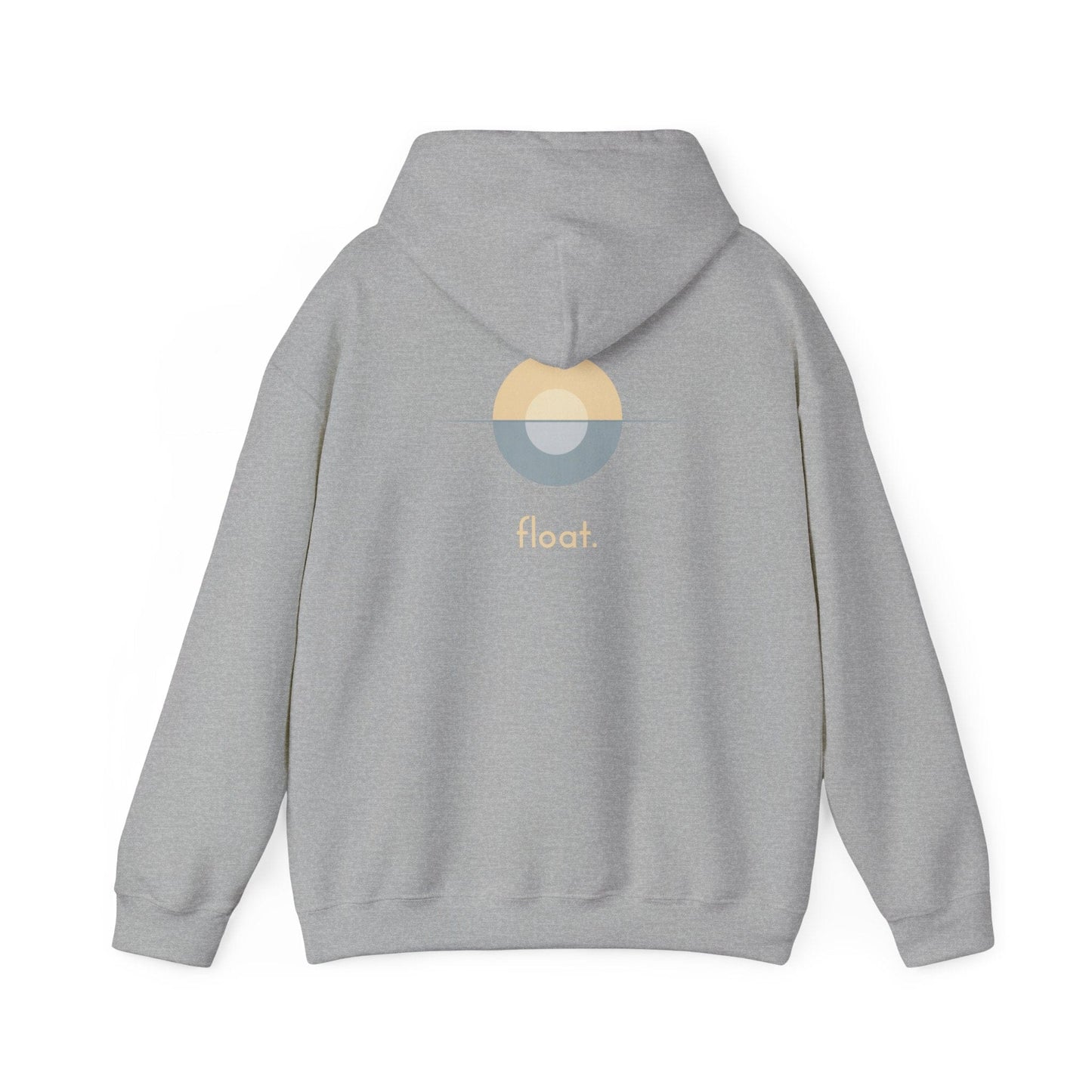 Sport Grey | Float Hoodie, back design view