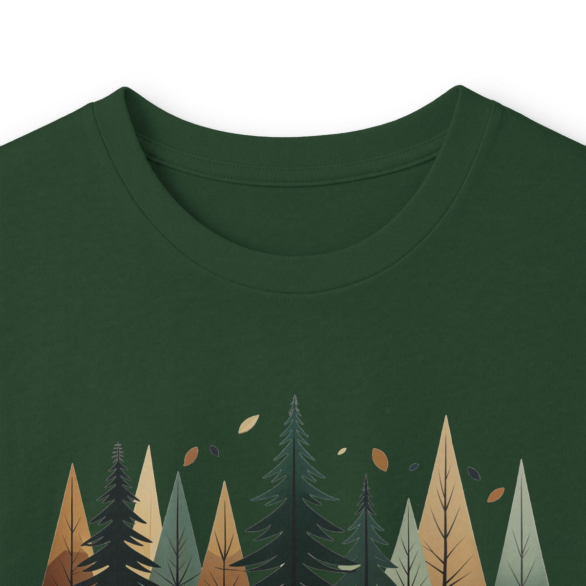 Forest Green | Forest Rhythm Long Sleeve Tee, folded view