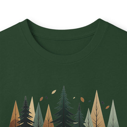 Forest Green | Forest Rhythm Long Sleeve Tee, folded view