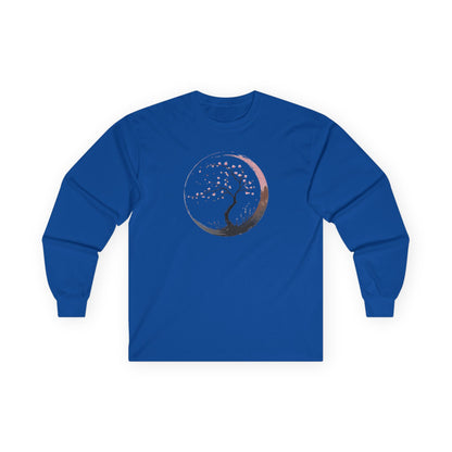Royal | Sakura Silence Long Sleeve Tee, front view