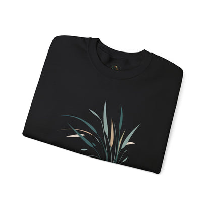 Black | Whispers in the Breeze Sweatshirt, folded view