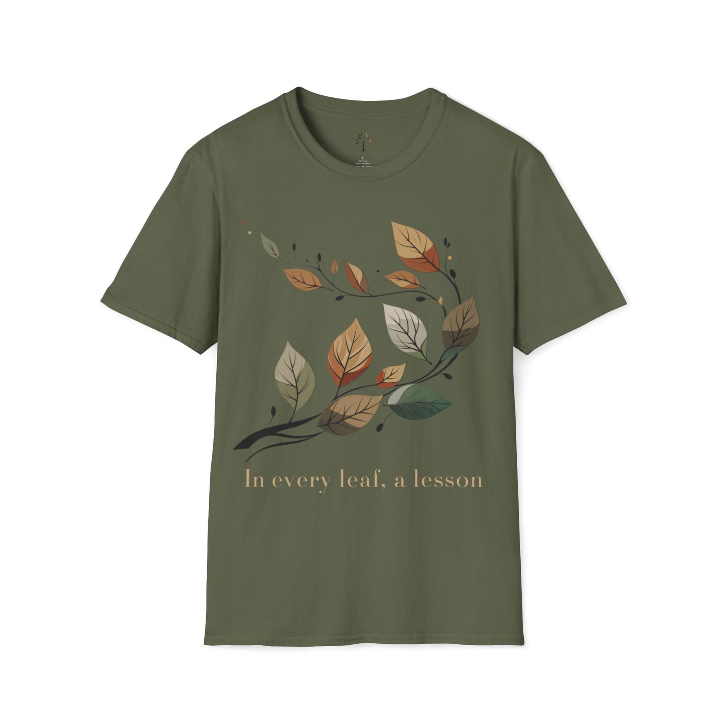 Military Green | In every leaf, a lesson, front view