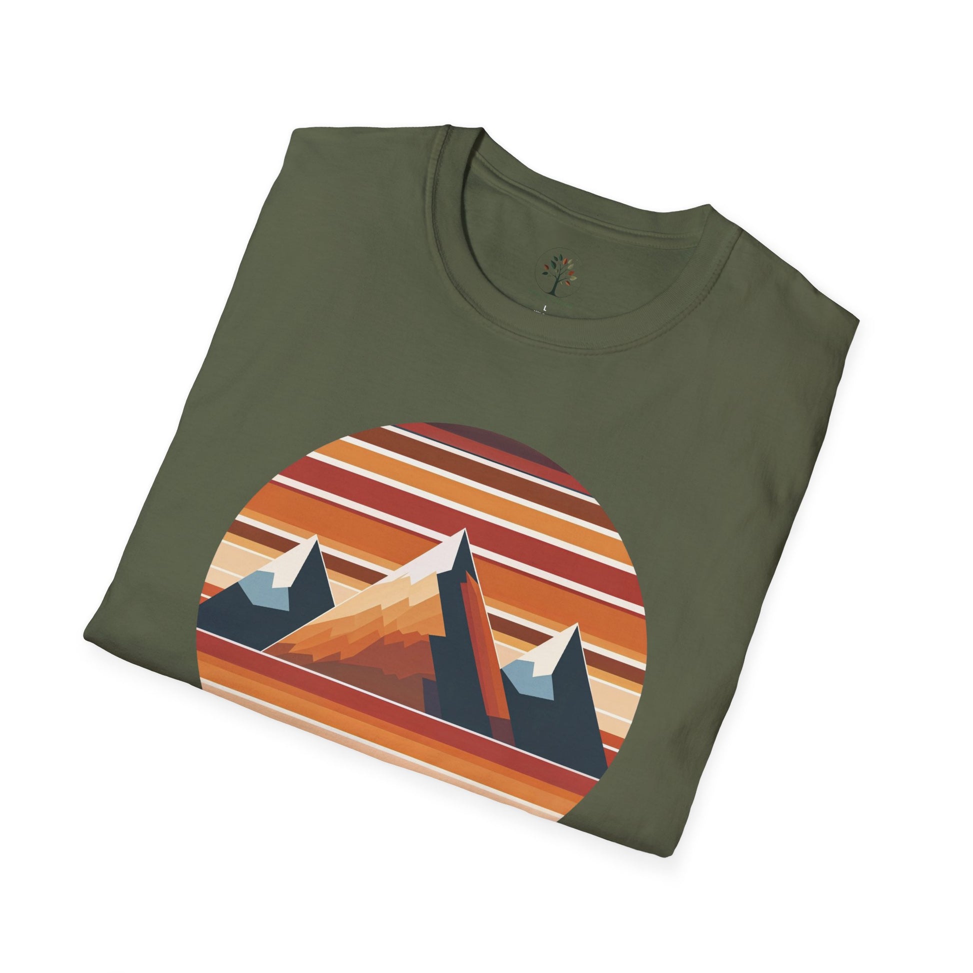 Black | Harvest Peaks, folded view