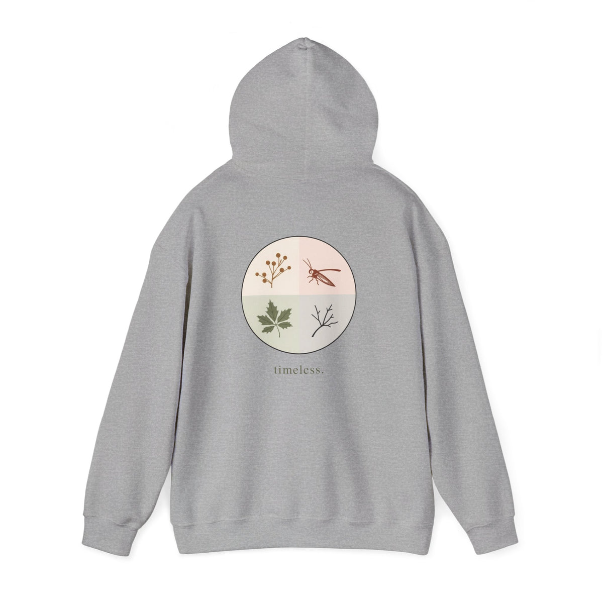 Sport Grey | Timeless Hoodie, back view 2