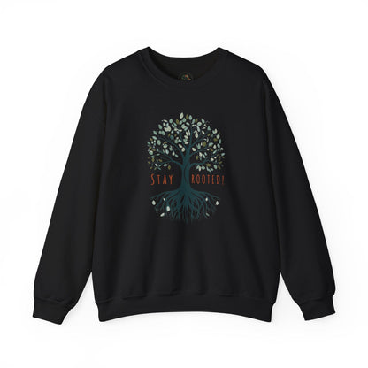 Black | Stay Rooted! Sweatshirt, front view