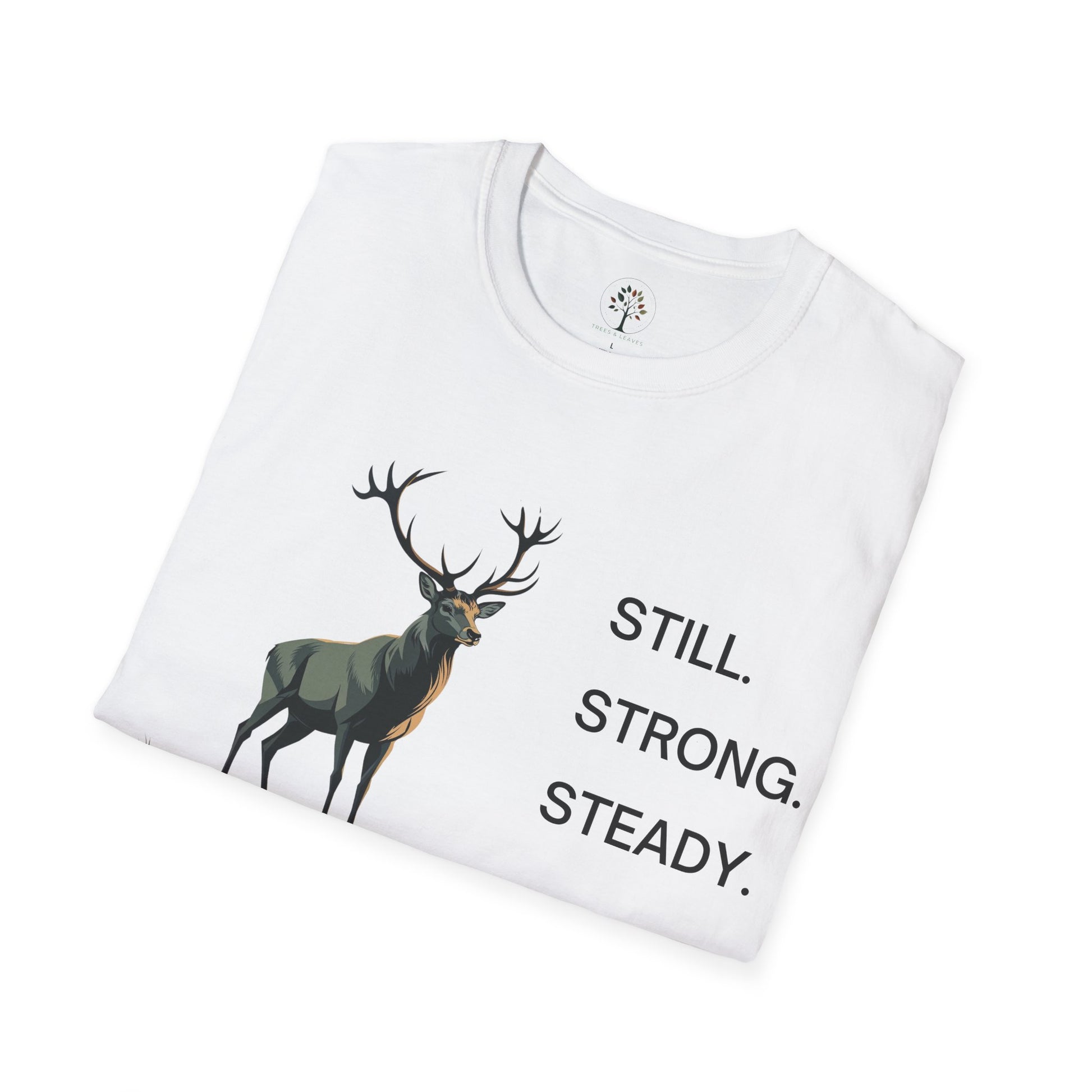 White | Still, Strong, Steady, folded view