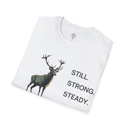 White | Still, Strong, Steady, folded view