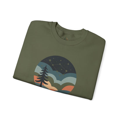 Military Green | North Sweatshirt, folded view
