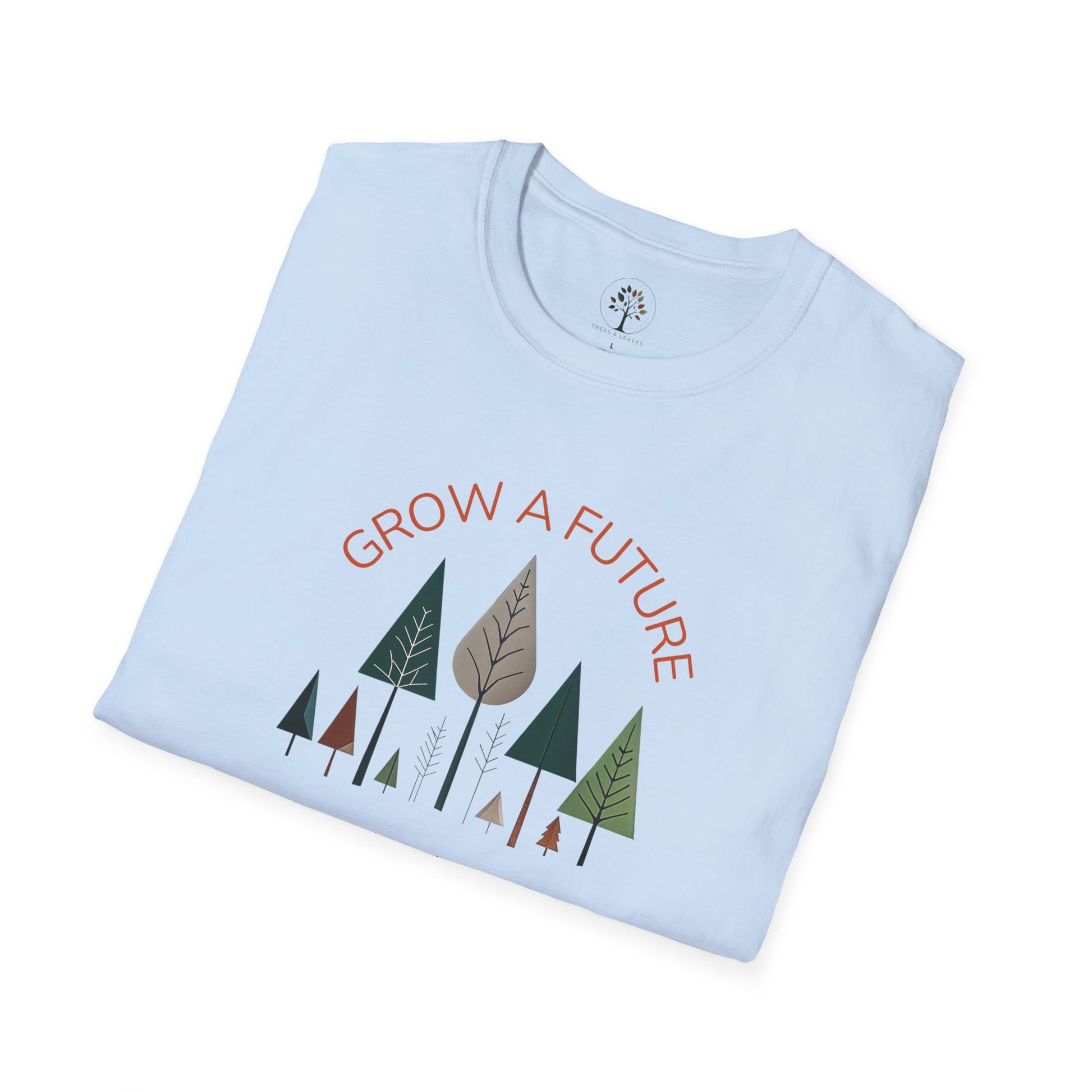 Light Blue | Grow a Future, Plant a Tree!, folded view