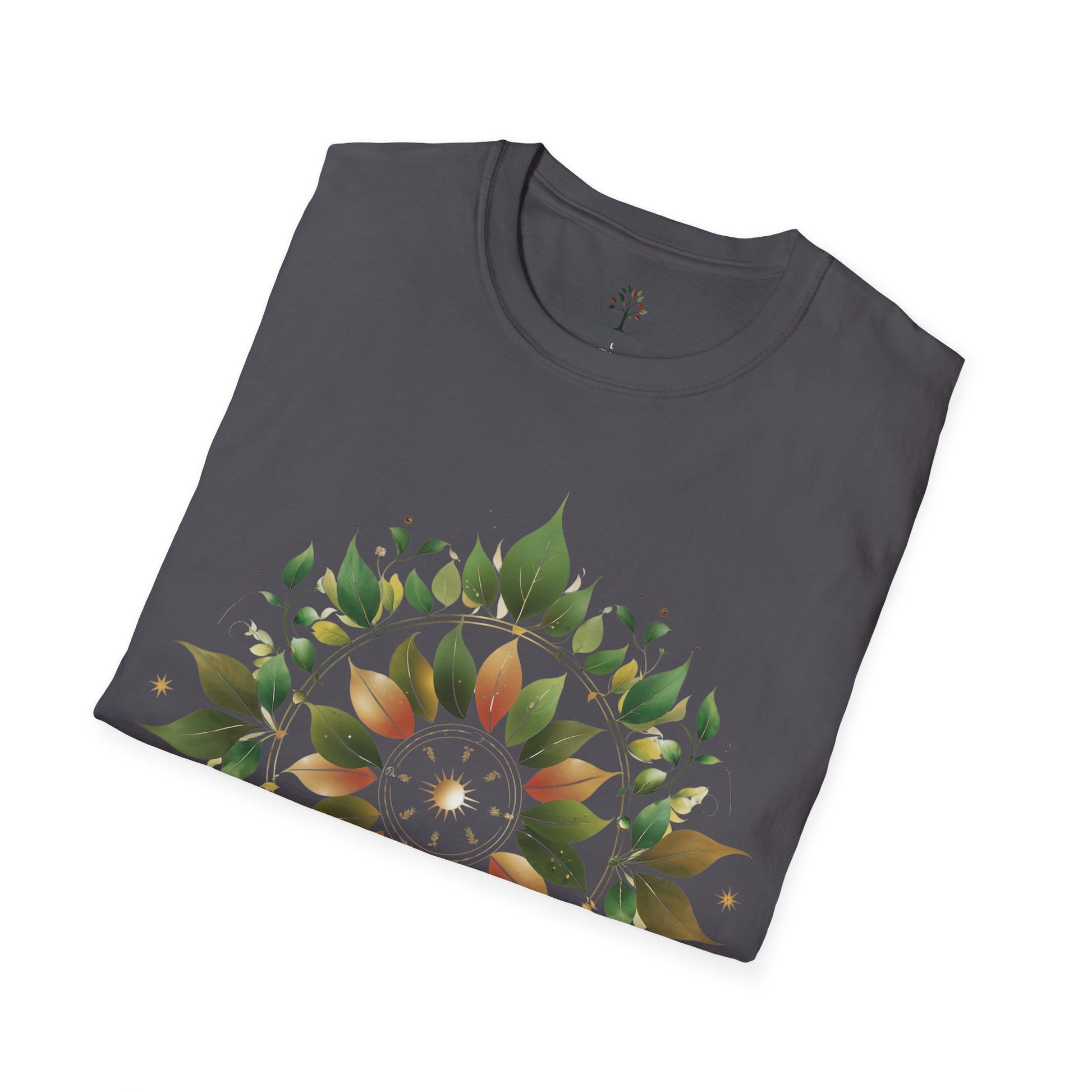 Charcoal | Eclipse Garden, folded view