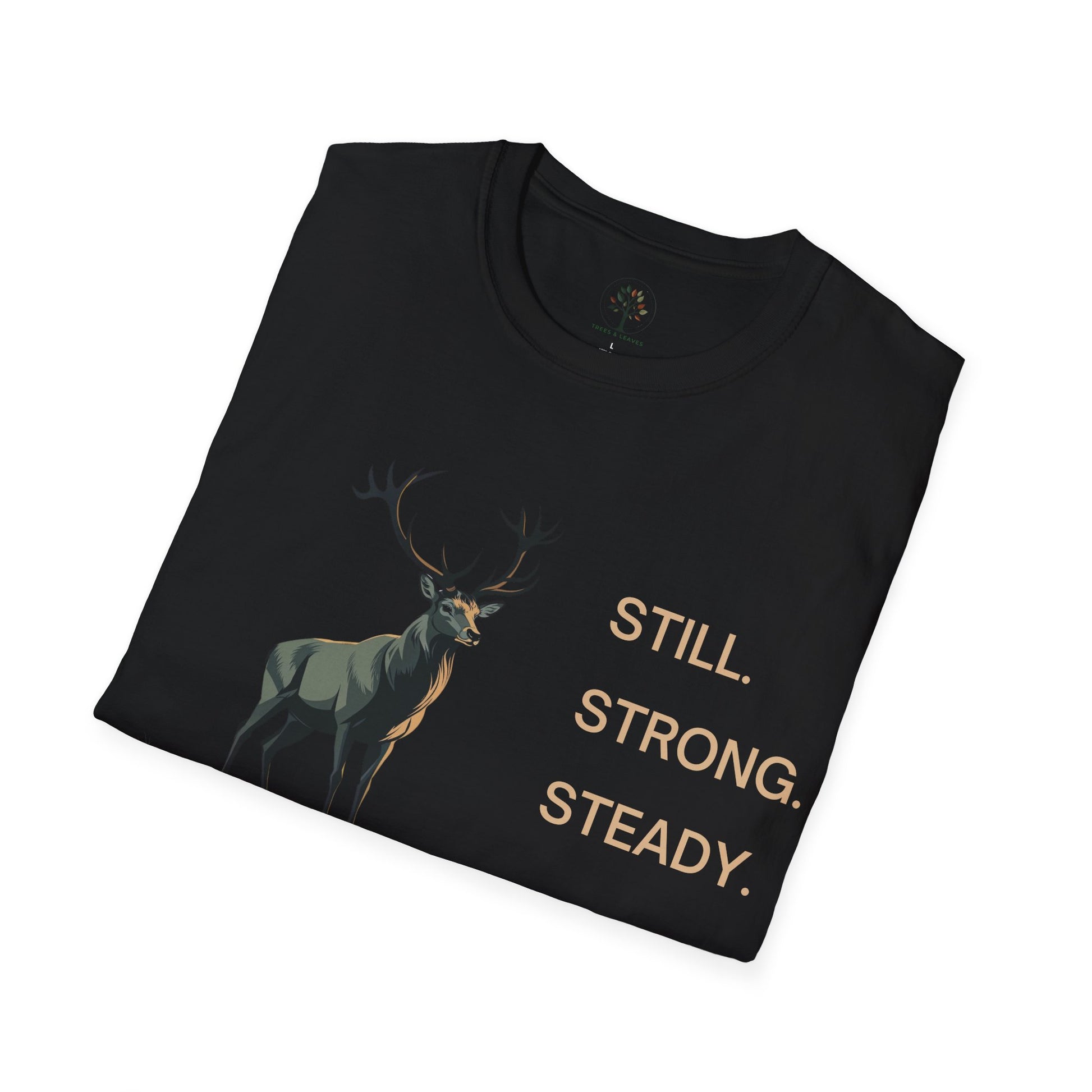 Black | Still, Strong, Steady, folded view