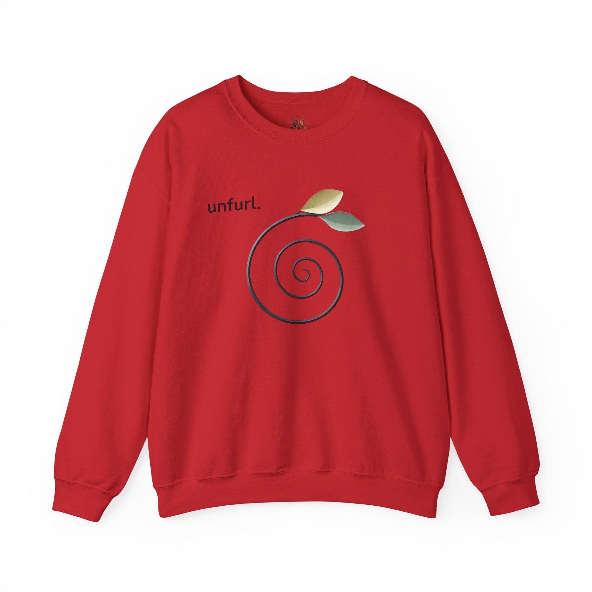 Red | Unfurl Sweatshirt, front view