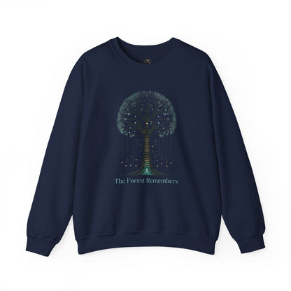 Navy | The Forest Remembers Sweatshirt, front view