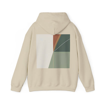 Sand | Divide Hoodie, back design view
