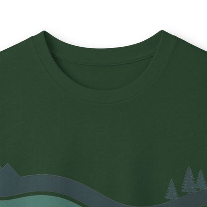 Forest Green | River Long Sleeve Tee, folded view