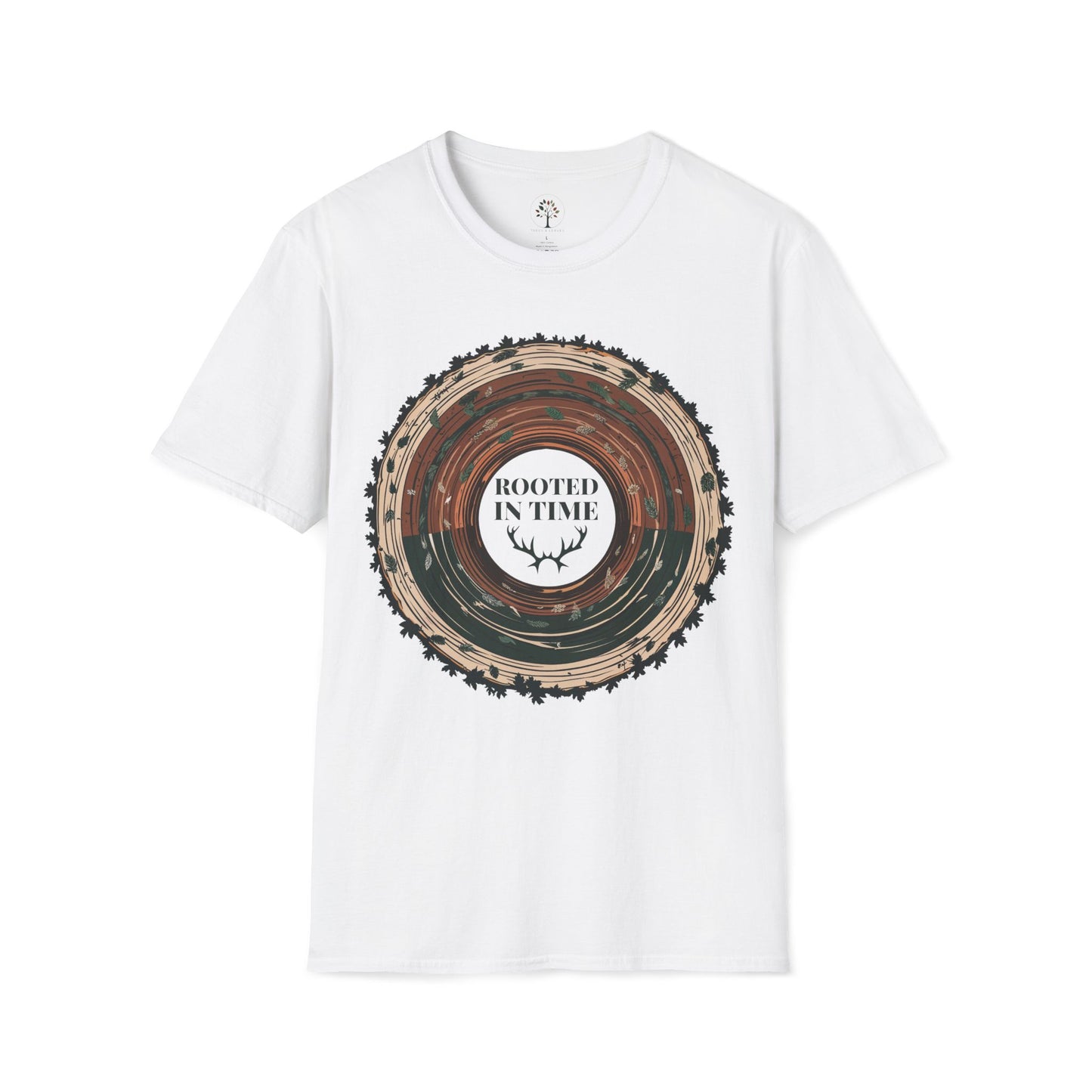 White | Rooted in Time, front view