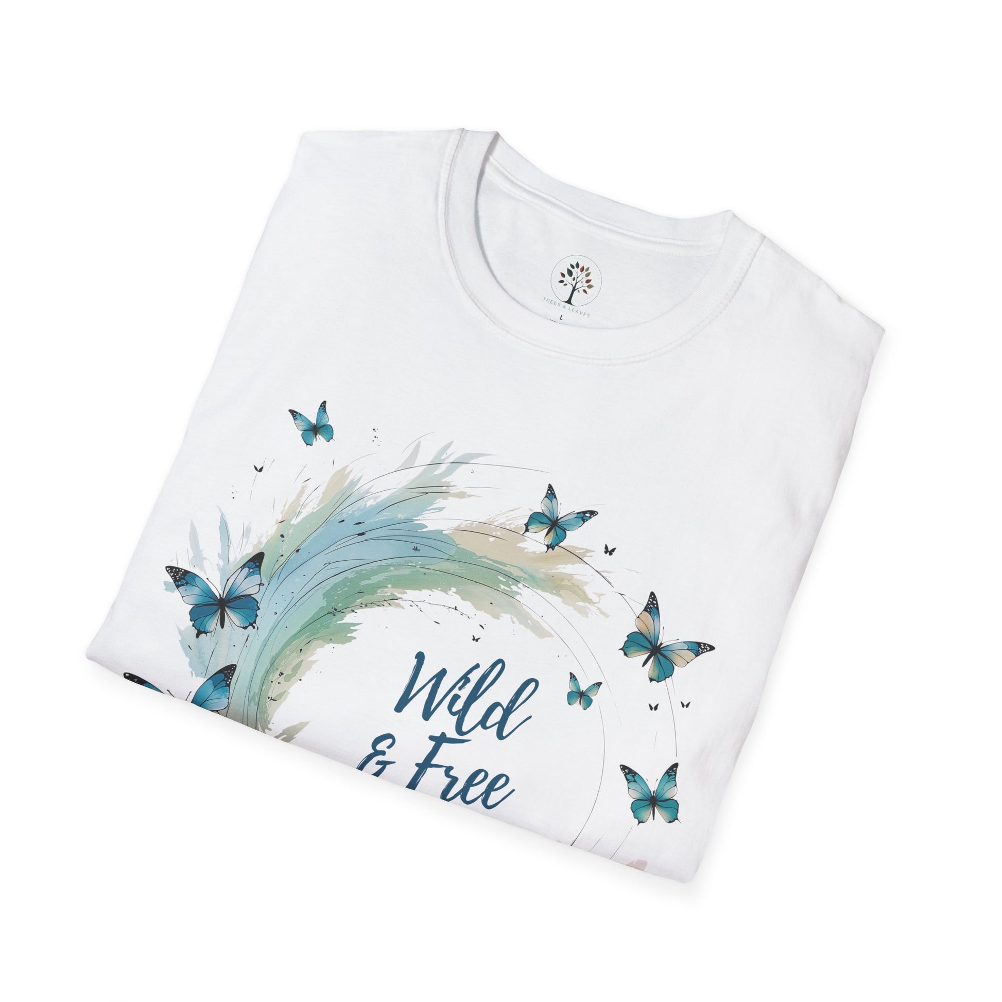 White | Wild & Free, folded view