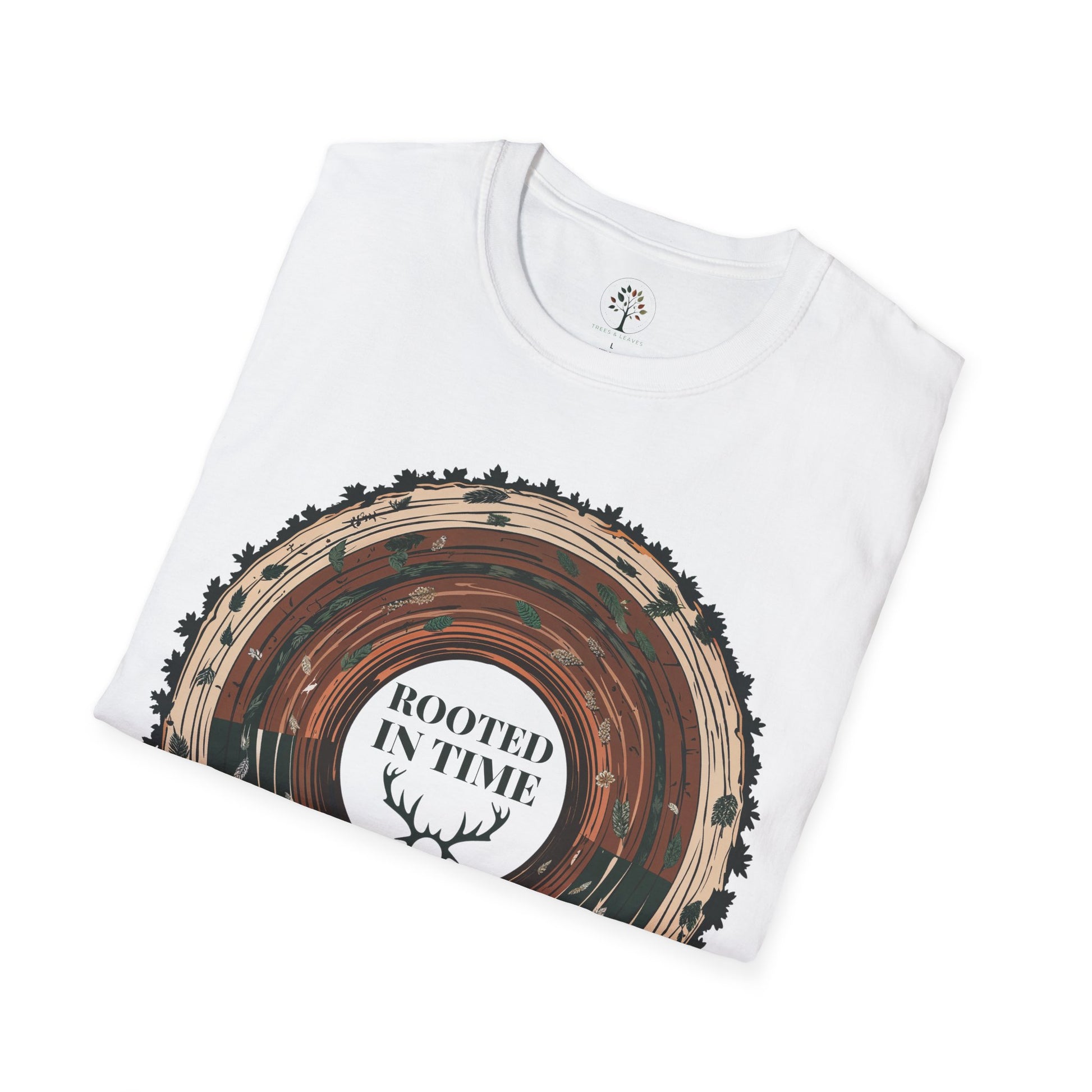 White | Rooted in Time, folded view