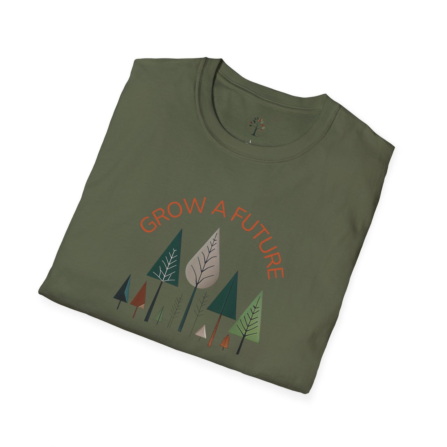 Military Green | Grow a Future, Plant a Tree!, folded view
