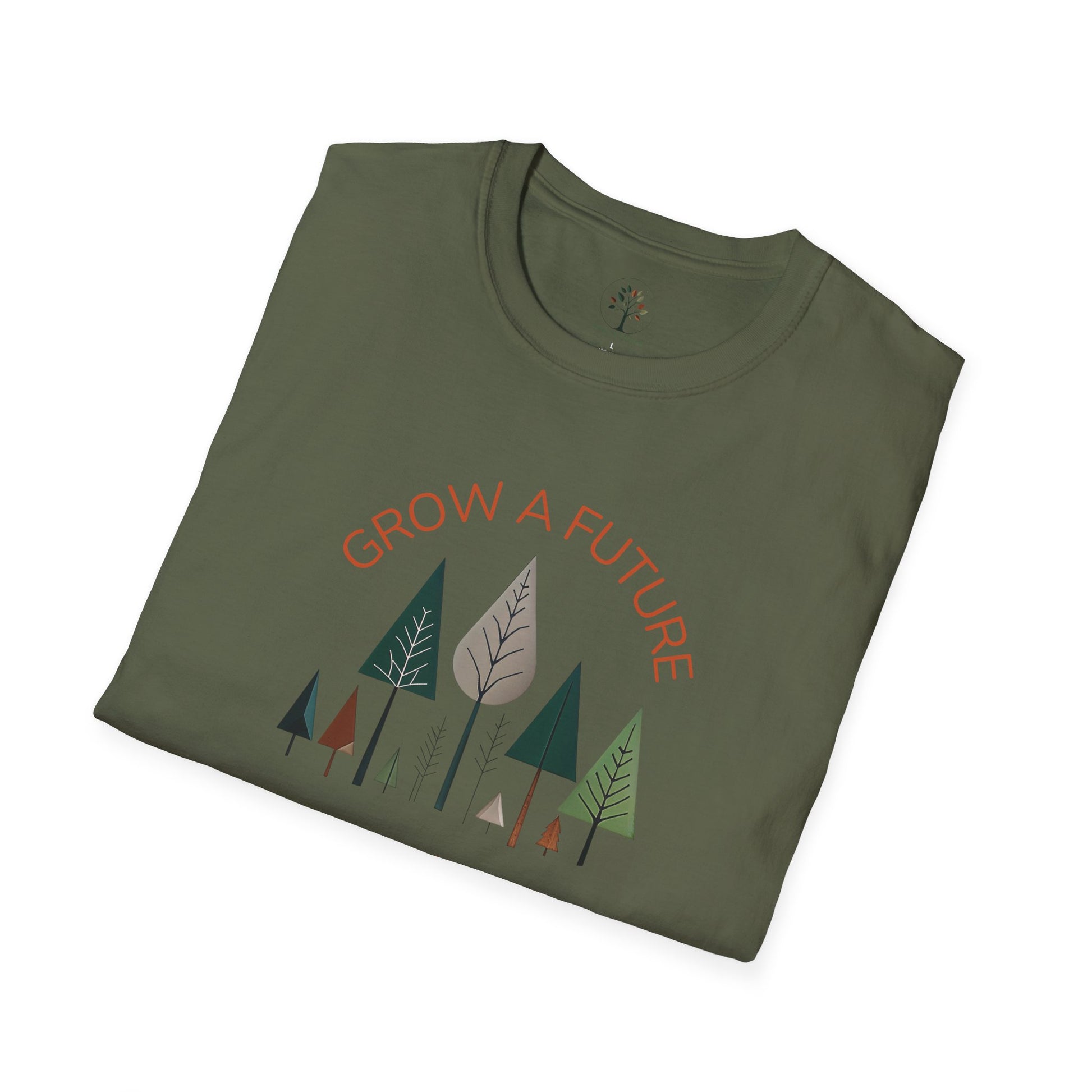 Military Green | Grow a Future, Plant a Tree!, folded view