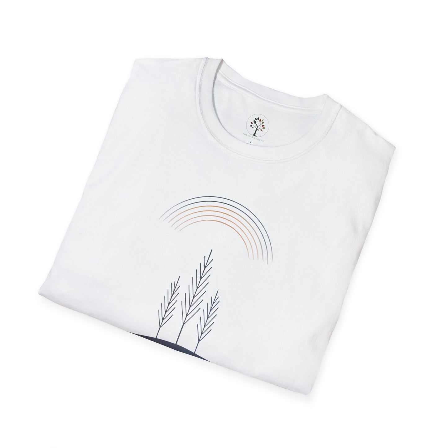 White | Quiet Arc, folded view