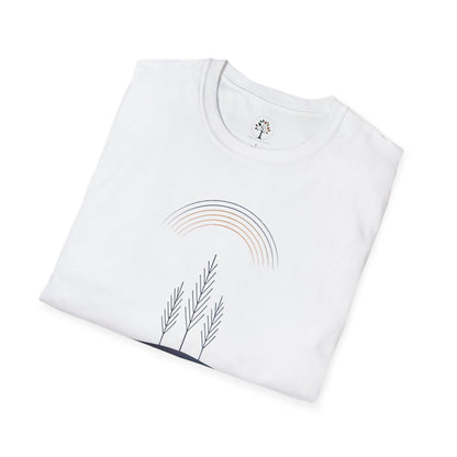 White | Quiet Arc, folded view