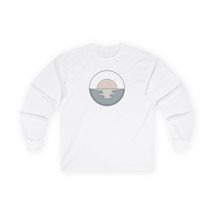 White | Dawn Long Sleeve Tee, front view