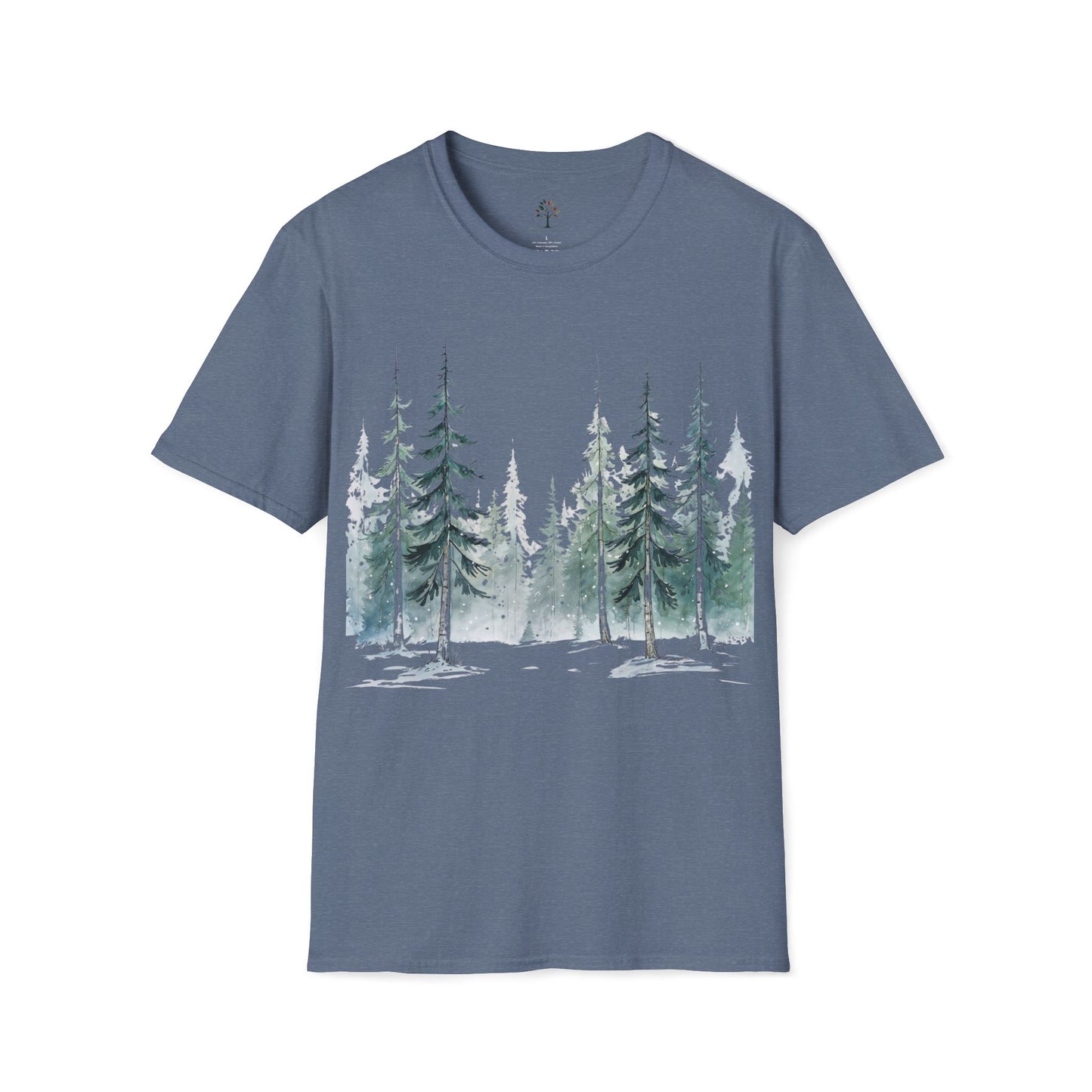 Heather Indigo | Snowfall Forest, front view