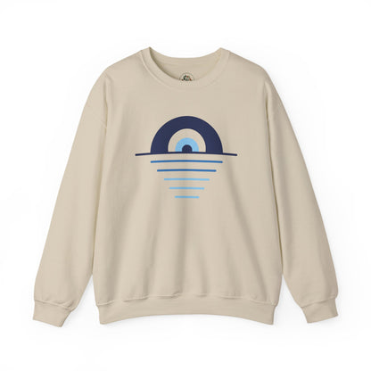 Sand | Evil Eye Sweatshirt, front view