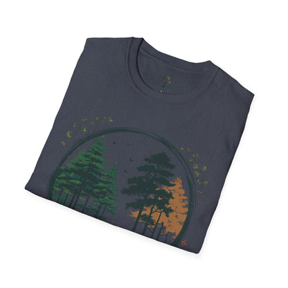 Heather Navy | Beneath the Stilll Canopy, folded view