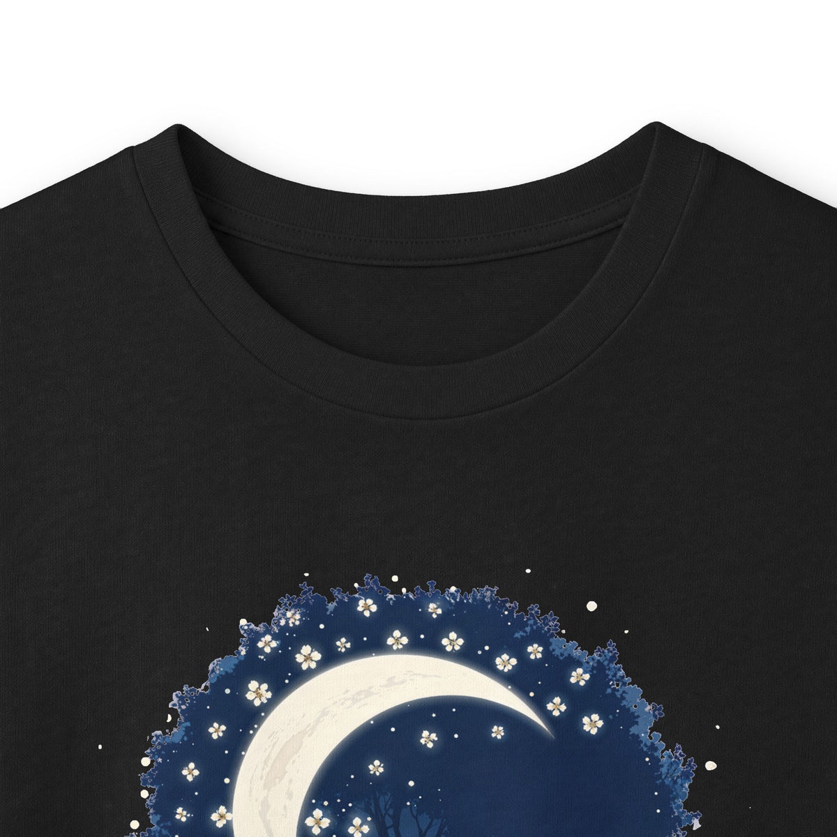 Black | Nature's Rhythm Long Sleeve Tee, folded view
