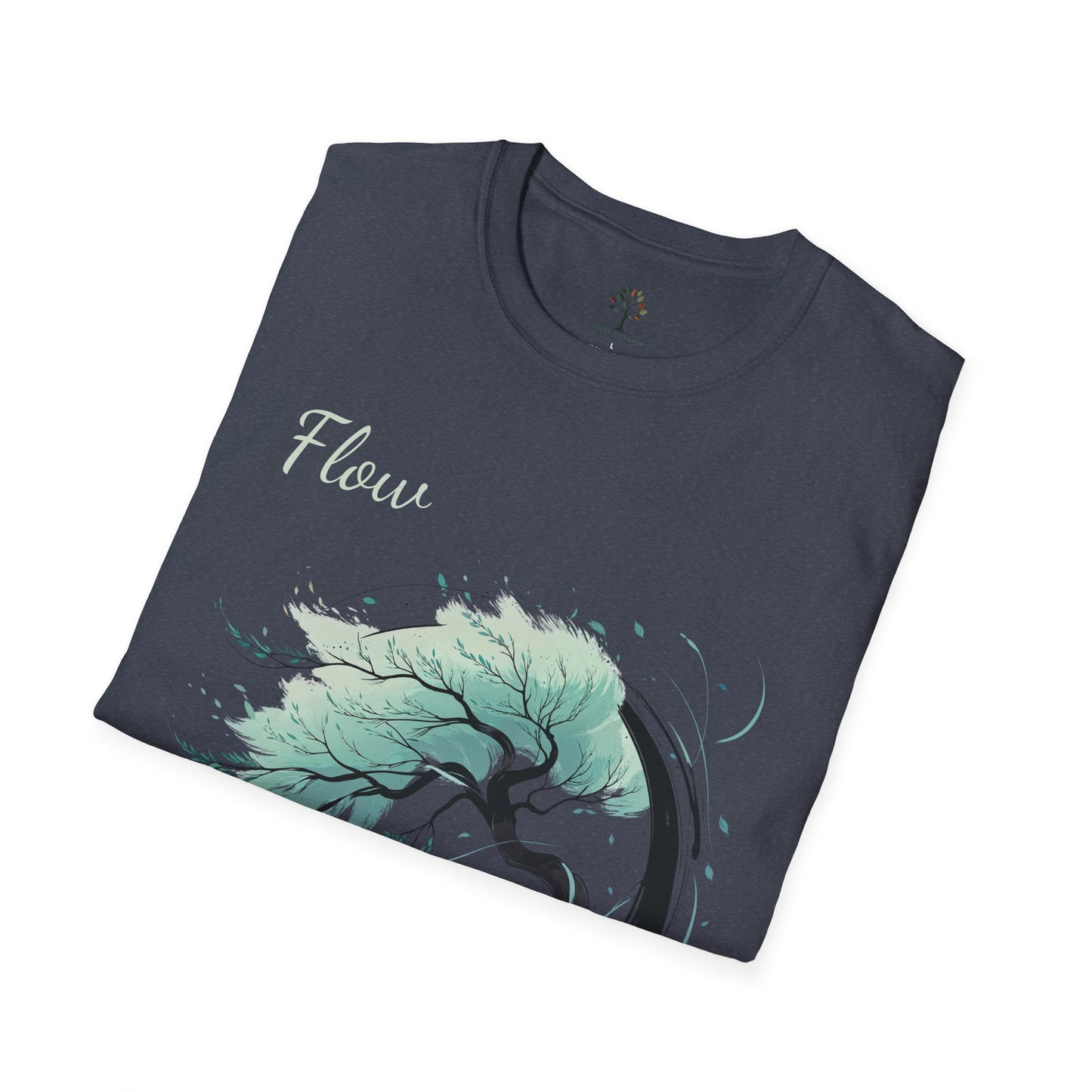 Heather Navy | Flow, folded view