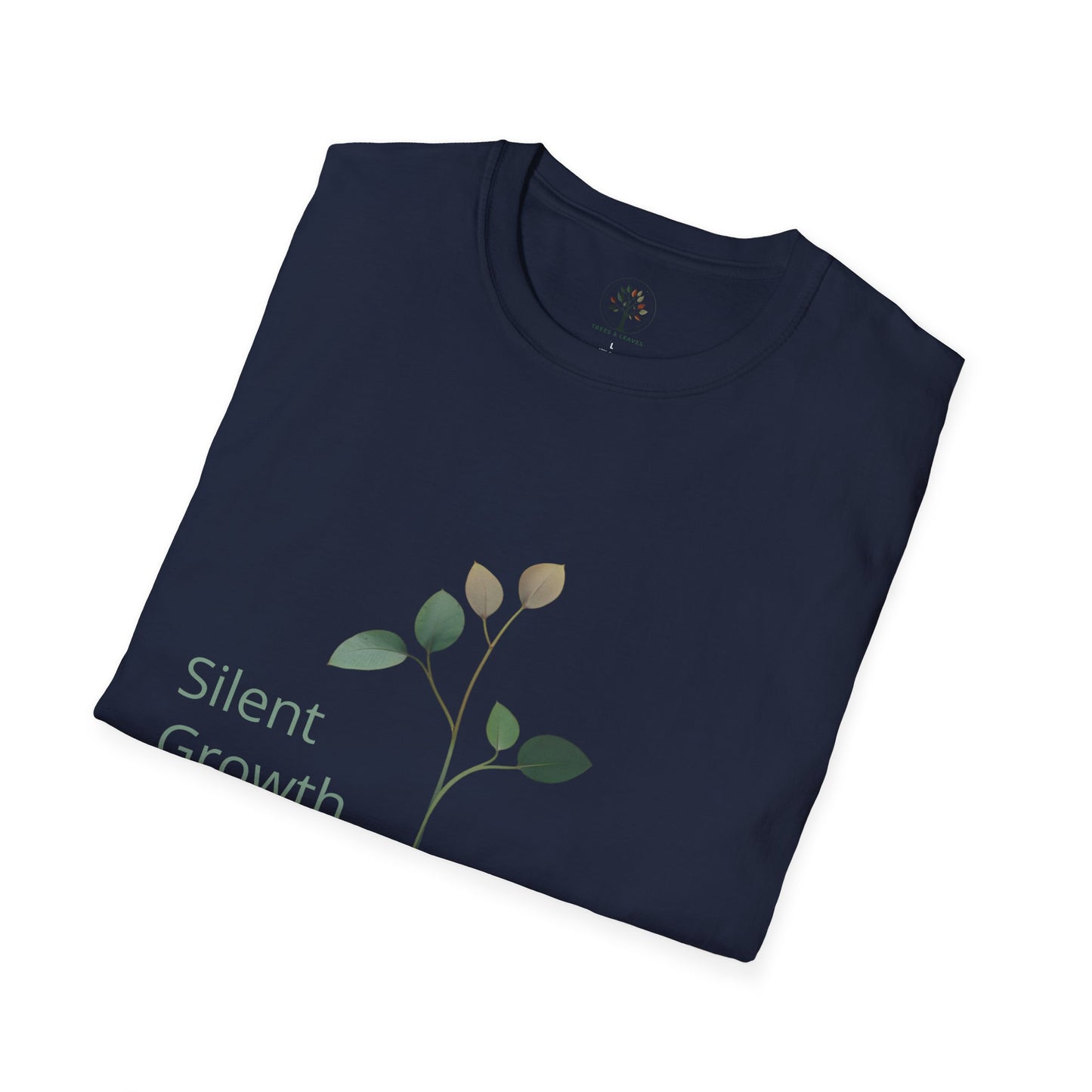 Navy | Silent Growth, folded view