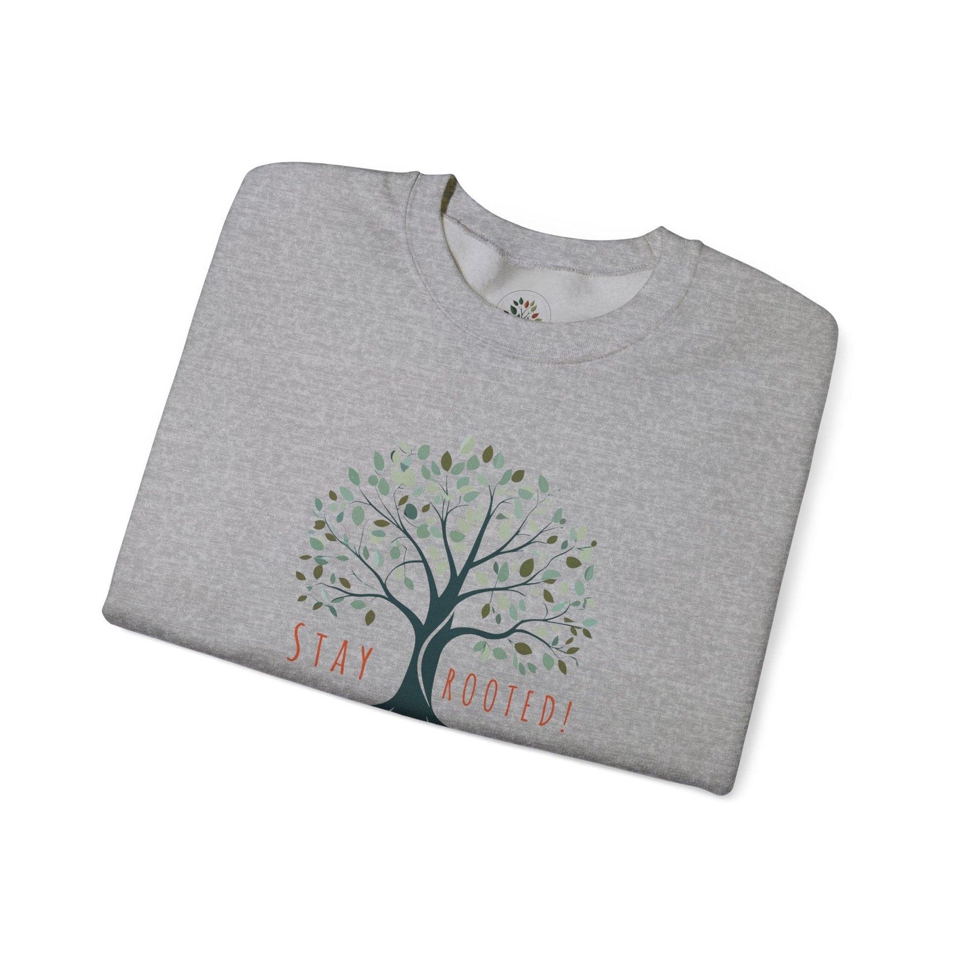 Sport Grey | Stay Rooted! Sweatshirt, folded view