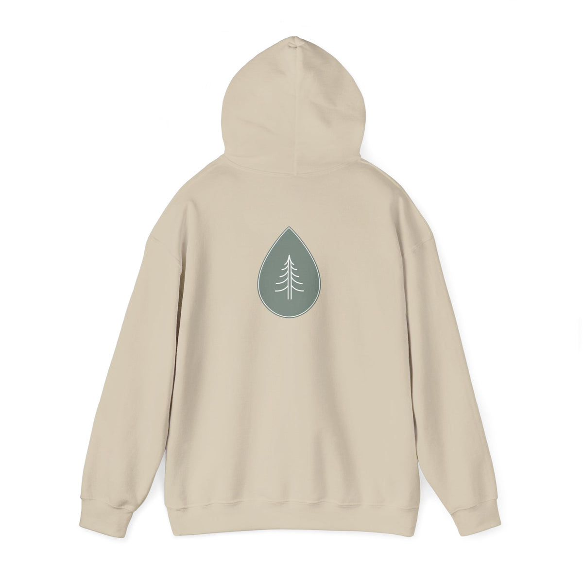 Sand | Calm Drop Hoodie, back view 2