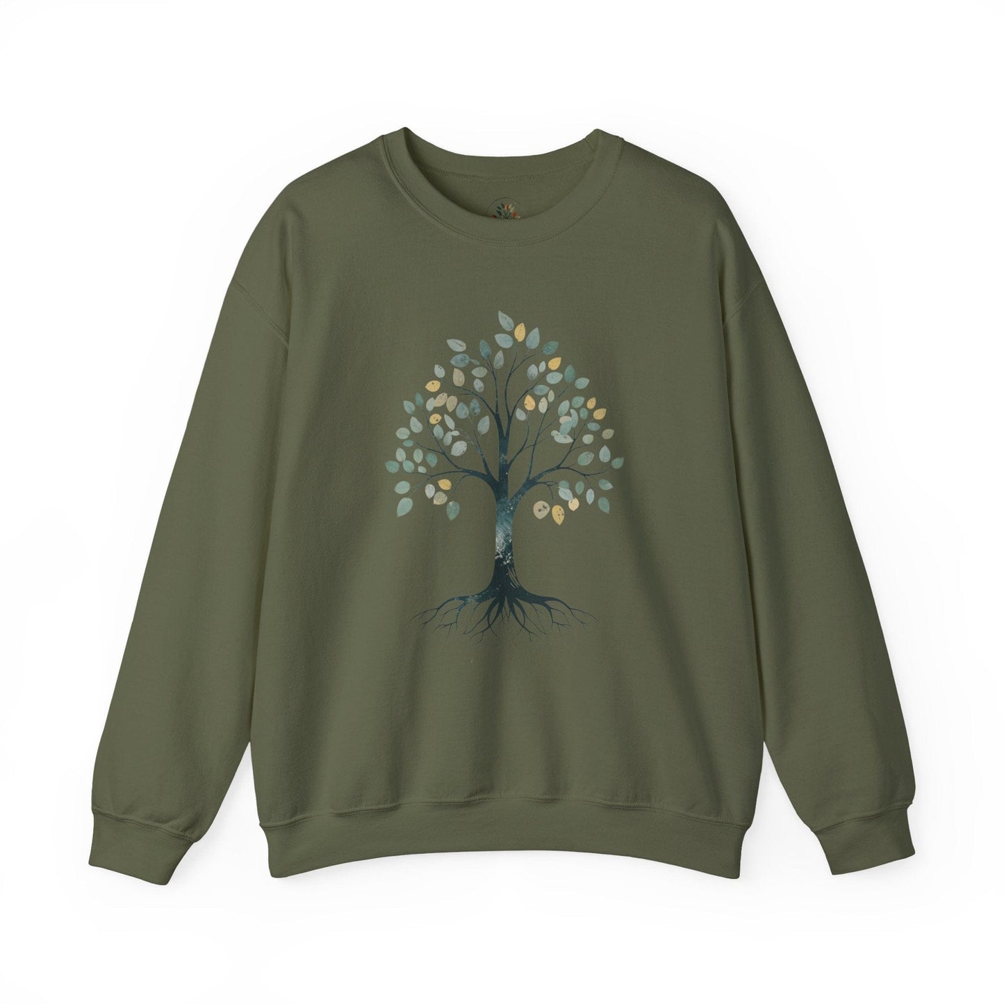 Military Green | The Story Tree Sweatshirt, front view