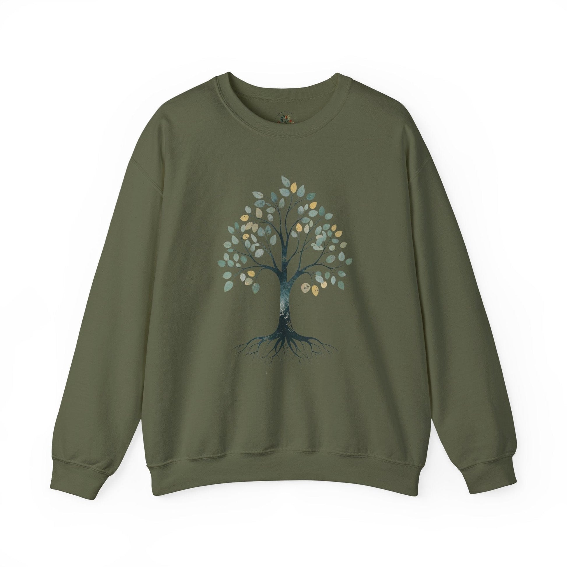 Military Green | The Story Tree Sweatshirt, front view