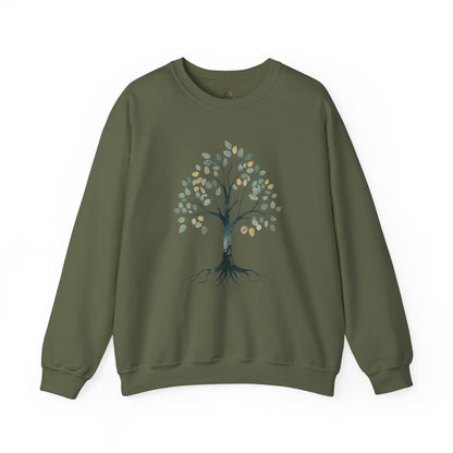 Military Green | The Story Tree Sweatshirt, front view