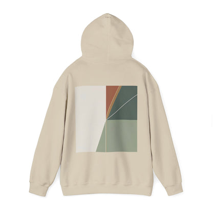 Sand | Divide Hoodie, back view 2