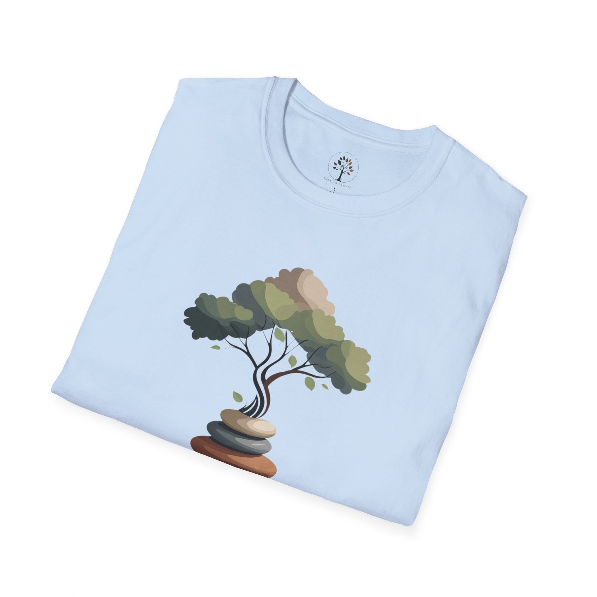 Light Blue | Rooted in Calm, folded view