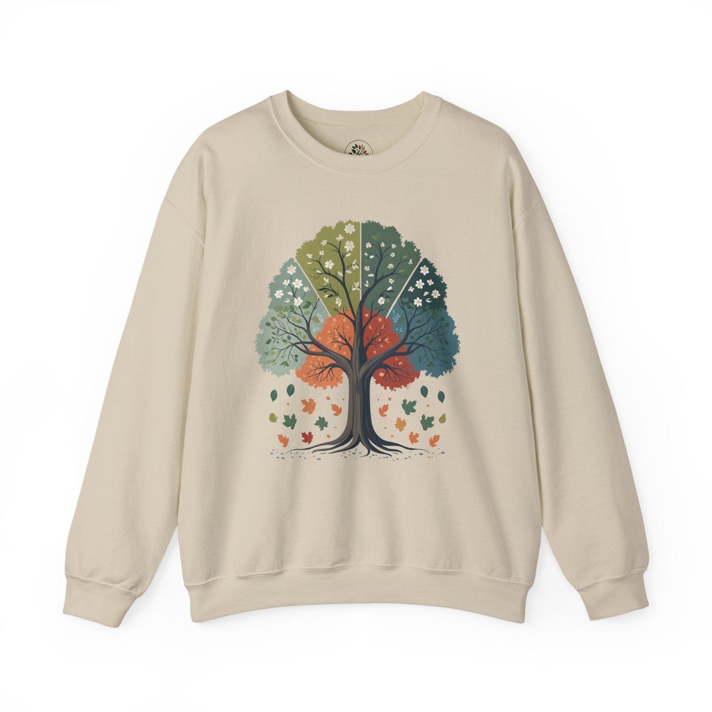 Sand | Circle of Seasons Sweatshirt, front view