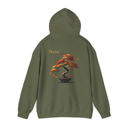 Military Green | Thrive Hoodie, back view 2
