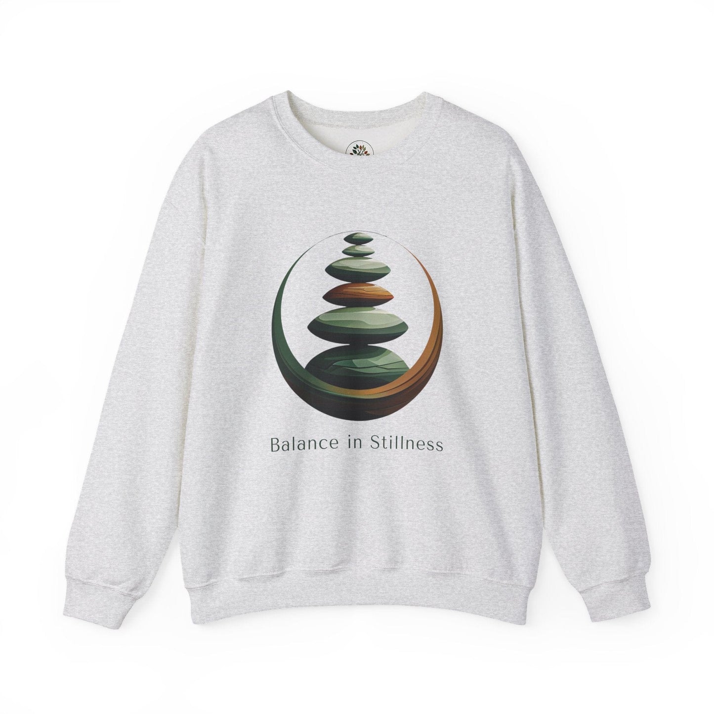 Ash | Balance in Stillness Sweatshirt, front view