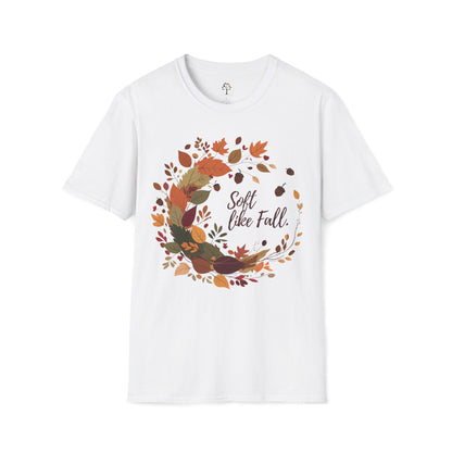 White | Soft Like Fall, front view